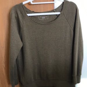 Olive green sweater